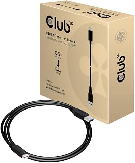 CAC 1523 USB 3.1 – Type C to Type A Cable Male/Male Black