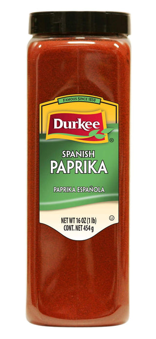 Spanish Paprika - 16 oz. container by Durkee – 16 Ounces, Pack of 6