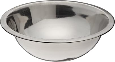Adcraft SBL-2D 1 qt Capacity, 7-5/8" OD x 3" Depth, Stainless Steel Mixing Bowl with Mirror Finish