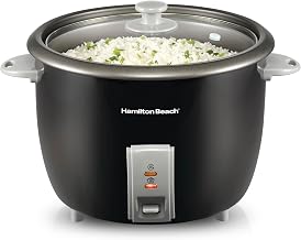 Hamilton Beach Rice Cooker & Food Steamer, 30 Cups Cooked, 15 Cups Uncooked
