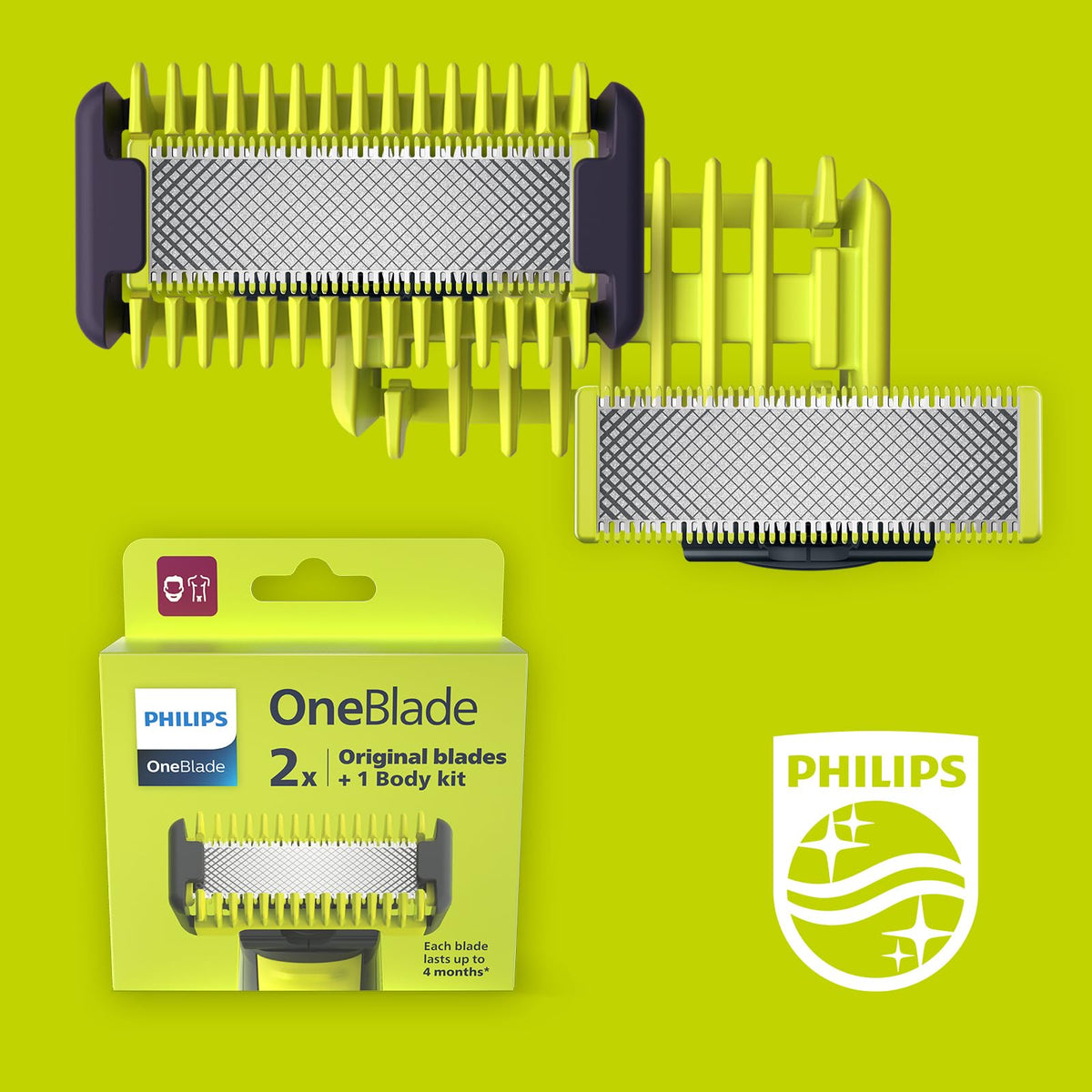 Accessories by PHILIPS – 1 Count (Pack of 1), Yellow, Model QP620/50