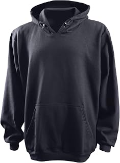 OccuNomix LUX-SWTFR-N4X Premium Flame Resistant Pull-Over Hoodie Sweatshirt, HRC 3 Protection, 4X-Large, Navy