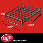 Industrial Collection Adjustable Cutlery Holder Rack by Tablecraft – Wood, Black, Model 10075