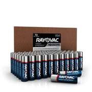 AA Batteries by Rayovac – 72 Count (Pack of 1), Multicolor, Model 815-72BX