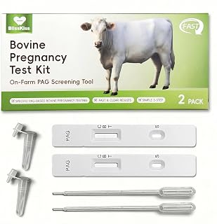 2-Pack Bovine Pregnancy Test – 99% Accurate, 15-Min, PAG-Based
