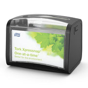 Tork Licorice / 6.1" x 7.9" x 5.9" - Black - Pack of 4 / Old - Pack of 4 Paper Napkin Dispensers