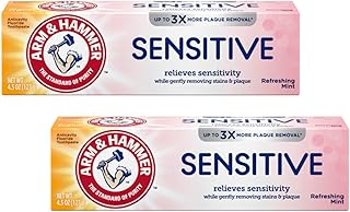 Arm & Hammer Sensitive Teeth & Gums Toothpaste 4.5 oz (Pack of 2)