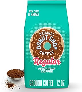 The Original Donut Shop Coffee, Regular, Medium Roast, Ground Coffee, 12 oz Bag