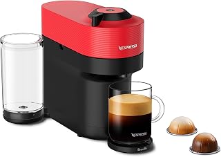 Nespresso Vertuo Pop+ Coffee and Espresso Maker by Breville, Spicy Red (Renewed)