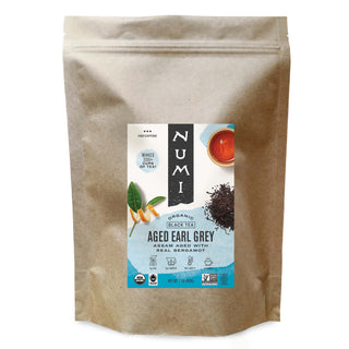 Organic Tea Aged Earl Grey by Numi – 16 Ounces, Pack of 6