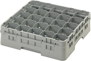 Cambro 25S418151 25 Compartment Camrack 4 1/2" Soft Gray Case of 5