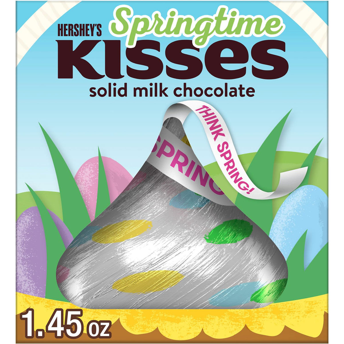 KISSES Chocolate Boxes by HERSHEY'S – 17.4 Ounce (Pack of 1), Spring Colors, Model 10034000025890