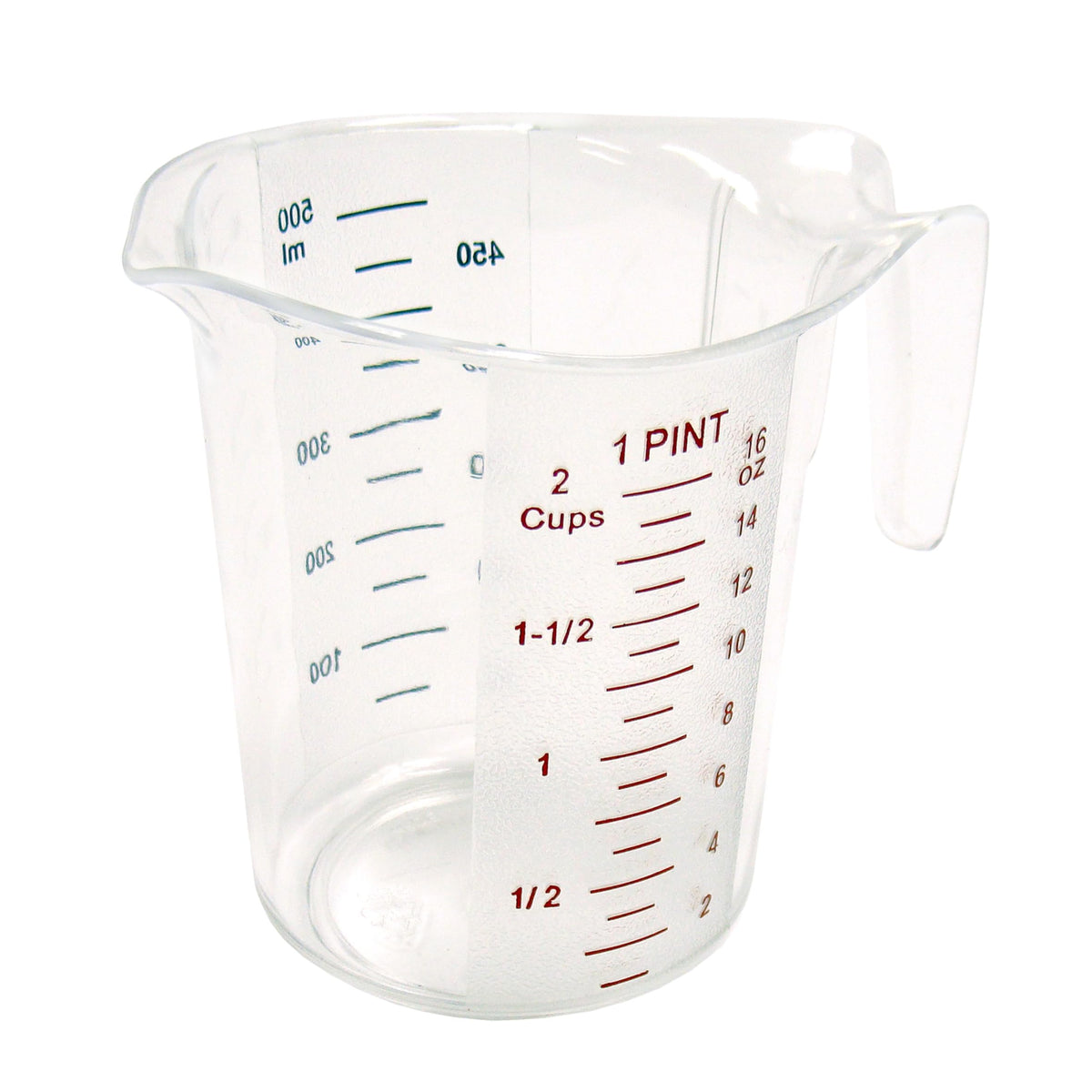 1 Pint Clear Plastic Measuring Cup by Winco – 1 Pint, 1.0 pints, Polycarbonate, Clear, Model PMCP-50
