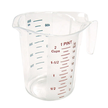1 Pint Clear Plastic Measuring Cup by Winco – 1 Pint, 1.0 pints, Polycarbonate, Clear, Model PMCP-50