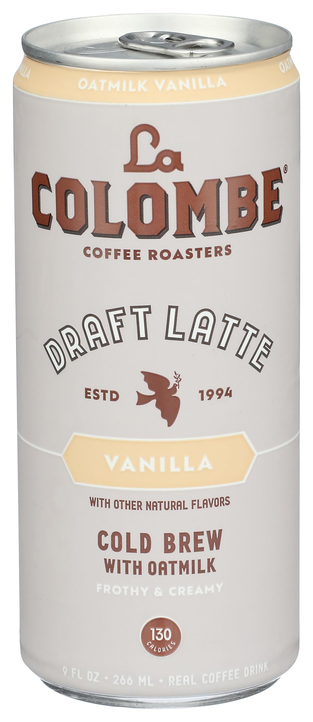 Coffee Draft Latte Oatmilk Vanilla, 9 Fl Oz by La Colombe – 1 Count (Pack of 1), Vanilla, Model 0604913002566
