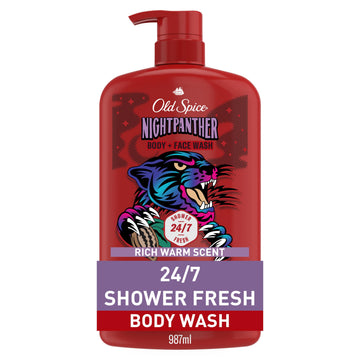 Cleansing Body Wash for Men by Old Spice – 33.4 Fl Oz (Pack of 1), Red, Model 20144687