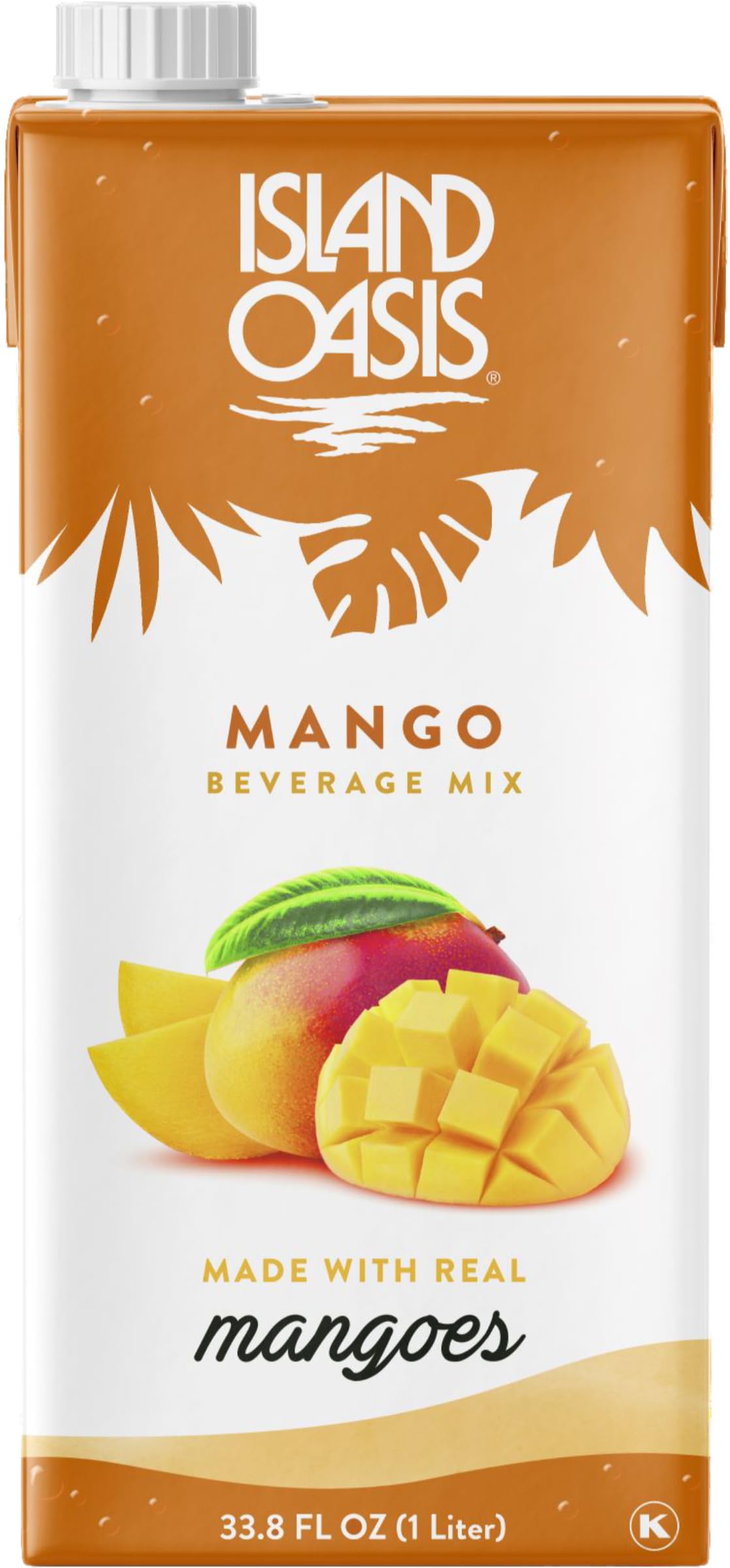 Mango Beverage Mix by ISLAND OASIS – 33.8 Fl Oz (Pack of 1), Mango