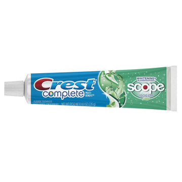 Complete Whitening Plus Scope Minty Fresh Toothpaste by Crest – 8 Ounce (Pack of 4), Pack of 4, Model 84838130