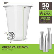 Stock Your Home 50 / 20 oz / Clear Cups
