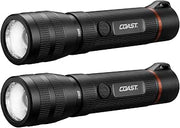 Coast Pack of 2 G60R 1000 Lumens Waterproof Rechargeable Torch