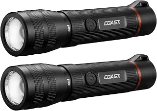 Coast Pack of 2 G60R 1000 Lumens Waterproof Rechargeable Torch