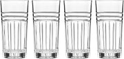 Reed & Barton Tempo Glassware Collection, Hiball Glasses, 14 Oz, Set of 4