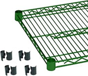 Thunder Group Epoxy coating wire shelves 21" x 30" with 4 set plastic chip, comes in 2 shelves