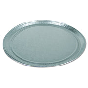 CaterWare Deluxe Embossed Flat Trays by PACTIV – Large, Aluminum, Silver, Pack of 50, Model 451812A