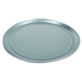 CaterWare Deluxe Embossed Flat Trays by PACTIV – Large, Aluminum, Silver, Pack of 50, Model 451812A