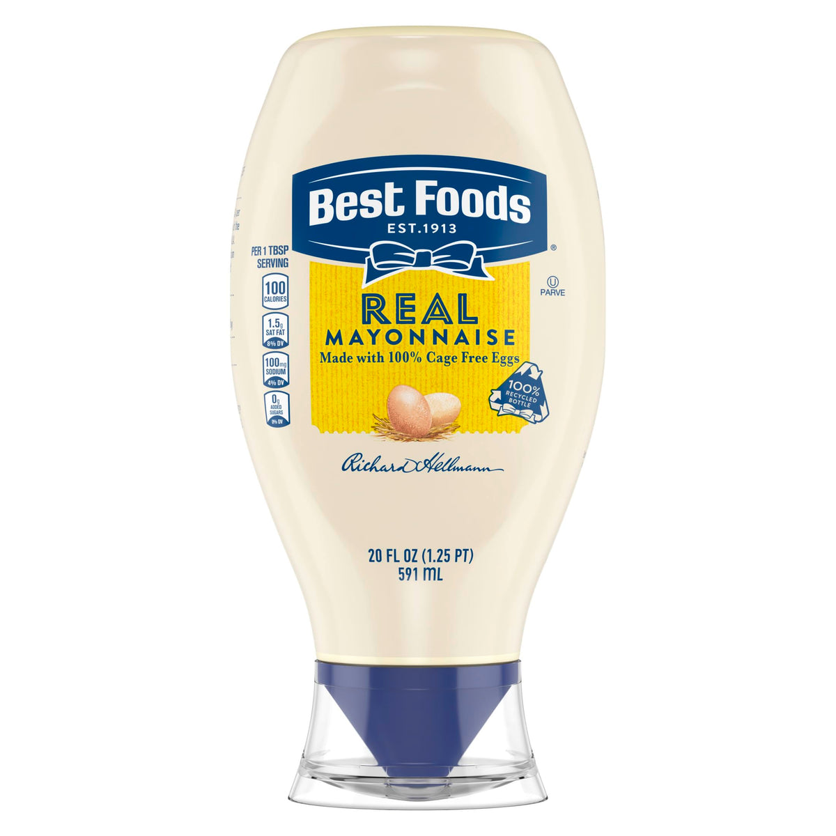 Best Foods 20 Fl Oz (Pack of 2) / Best Foods Real Mayonnaise / 1 Mayonnaise