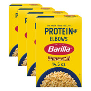 Protein+ (Plus) Elbows Pasta by Barilla – 14.5 Ounce (Pack of 4), Pack of 4