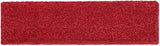 Rubbermaid Commercial Products 18 inch Adaptable Flat Mop Microfiber Pad, Red, for Janitorial/Professional Cleaners and Light-Duty Cleaning/Mopping with Tab/Pocket Functions