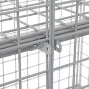 Global Industrial 4' x 3' x 6' / Gray / Industrial Storage Lockers
