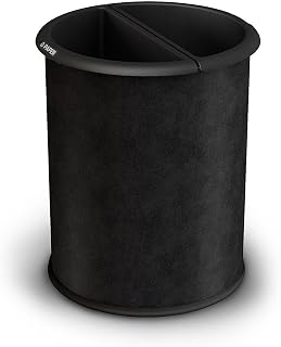 Commercial Zone Products Precision Series InnRoom Recycler Container, Black Vinyl Wrap (780946)