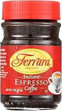 Instant Espresso Coffee by Ferrara – 2 Ounce (Pack of 12), Natural, Pack of 12, Model 2171858