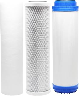 Replacement Filter Kit Compatible with Everpure SC10-11 EV979782 RO System | Includes Carbon Block Filter, PP Sediment Filter & GAC Filter