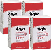 Cherry Gel Pumice Hand Cleaner, Cherry Scent, 2000 mL Refill for GOJO PRO TDX Dispenser (Pack of 4) – 7290-04