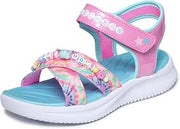 Skechers Girls' Jumpsters Sandal-tie Dye Bffs