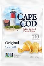 Cape Cod Potato Chips, Original Kettle Cooked Chips, Snack Bags 1.5 Oz (56 count)