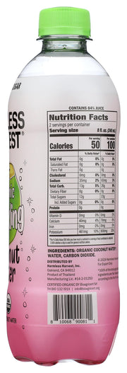 Organic Sparkling Coconut Water by Harmless Harvest – 16 Fl Oz (Pack of 1), clear, Model 0810068900811