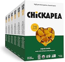 Chickapea Organic Chickpea Pasta - Shells - 8 oz (Pack of 6)