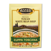 Alessi Tuscan White Bean / 6 Ounce (Pack of 6) / 6 Soups, Stocks & Broths