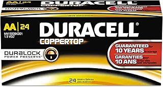 DURACELL PGD MN1500BKD Coppertop Battery, Alkaline, AA Size (Pack of 144)