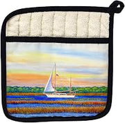 Betsy Drake PT1075 Marsh Sailing Pot Holder