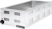 Adcraft 4/3 Size Food Warmer, 1500W, in Stainless Steel (FW-1500W)