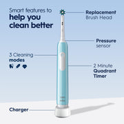 Oral-B Green / 1 Count (Pack of 1) / Handle Rotating