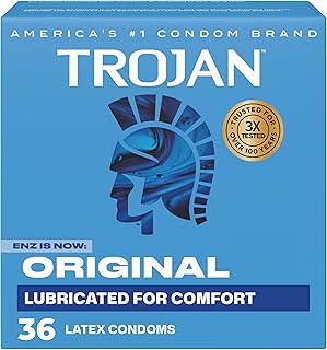 TROJAN Original Latex Lubricated Condoms for Men, 36 Count