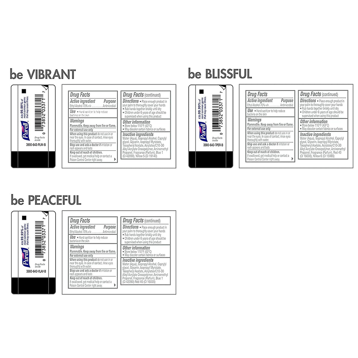 Hand Sanitizer Gel Variety Travel Pack 12ct x 1oz by Purell – 1 Fl Oz (Pack of 12), Clear, Pack of 12, Model 3901-24-CMRMETRY