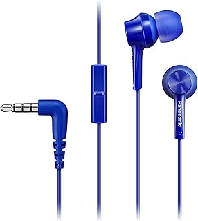 Panasonic RP-TCM115-A Canal Type in-Ear Headphones RPTCM115 Blue