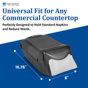 San Jamar Clear / Mini Interfold / 1 Paper Napkin Dispensers